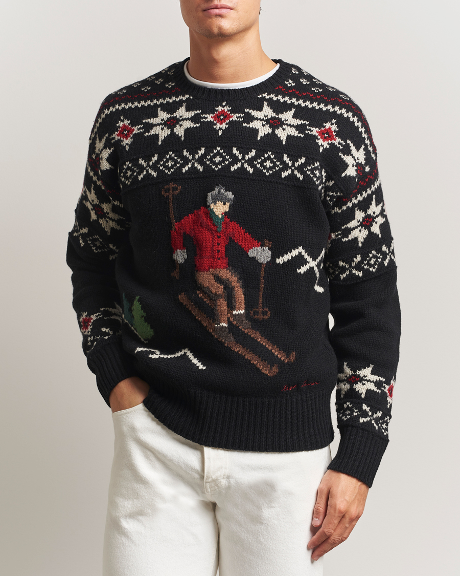 Mies | Puserot | Polo Ralph Lauren | Wool Skier Sweater Black Combo
