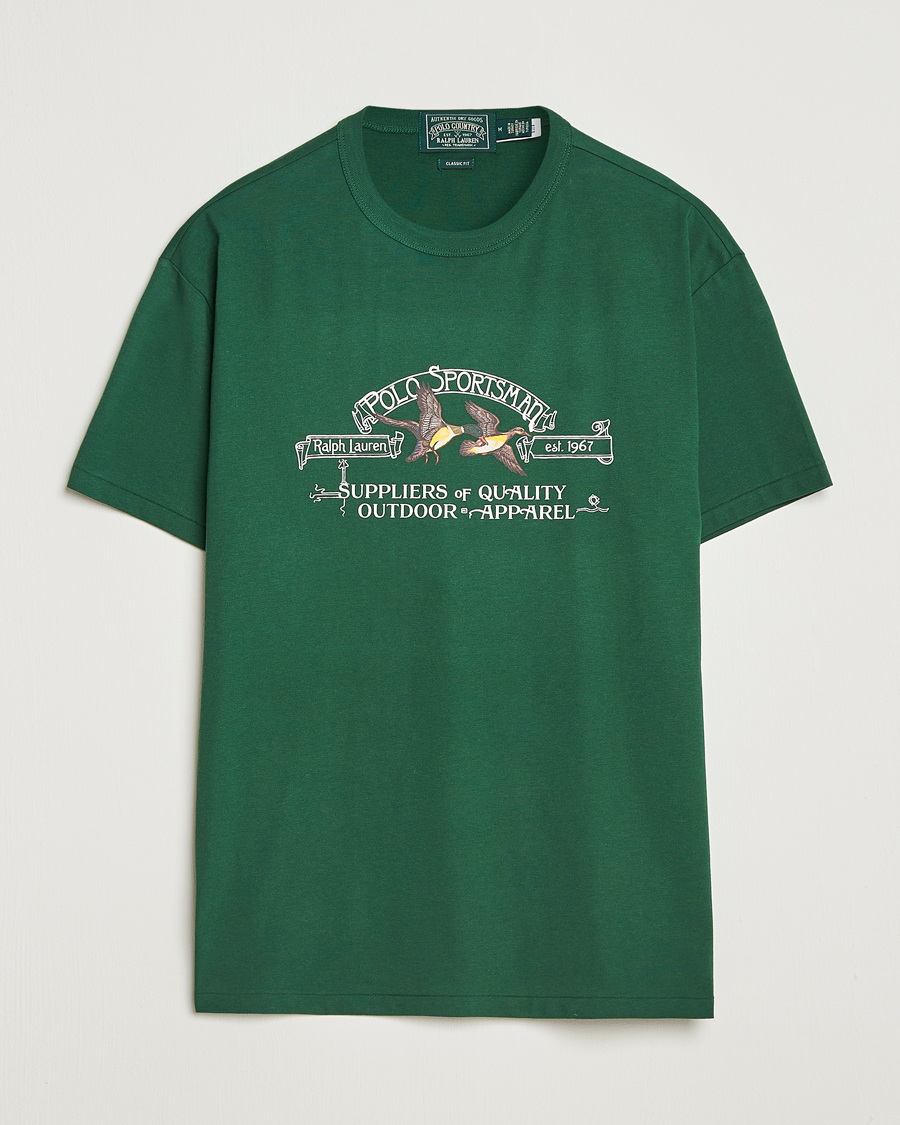 Mies | T-paidat | Polo Ralph Lauren | Classic Fit Logo T-Shirt Vintage Pine