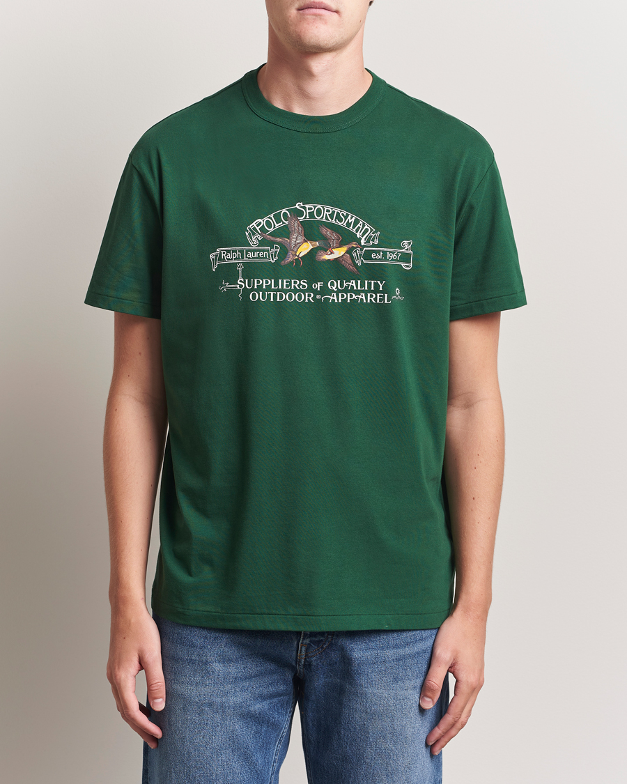 Mies | T-paidat | Polo Ralph Lauren | Classic Fit Logo T-Shirt Vintage Pine