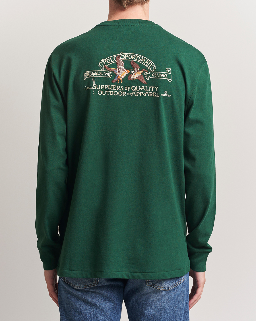 Mies | T-paidat | Polo Ralph Lauren | Classic Fit Long Sleeve Jersey T-Shirt Vintage Pine