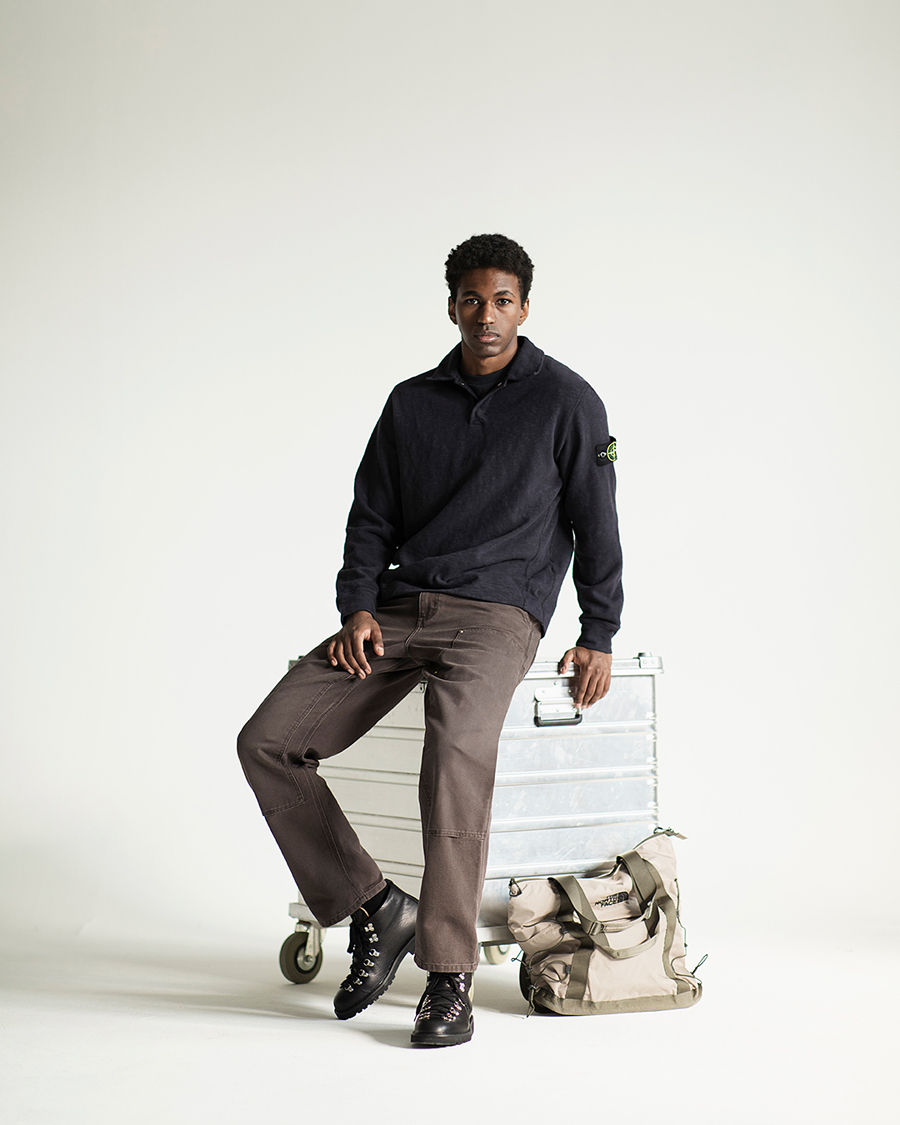 Mies | Housut | Carhartt WIP | Double Knee Pants Tobacco