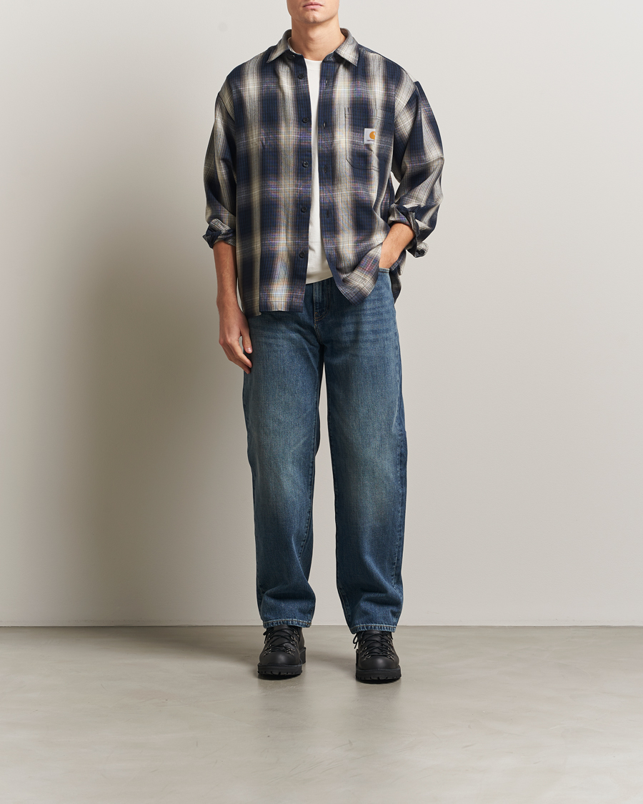 Mies | Housut | Carhartt WIP | Aaron Pant Camano Denim Dark Used