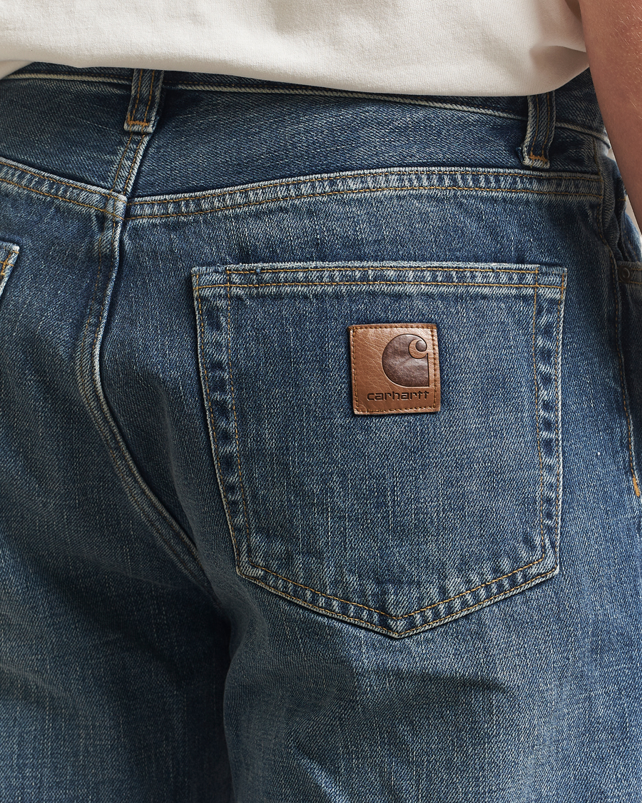 Mies | Housut | Carhartt WIP | Aaron Pant Camano Denim Dark Used