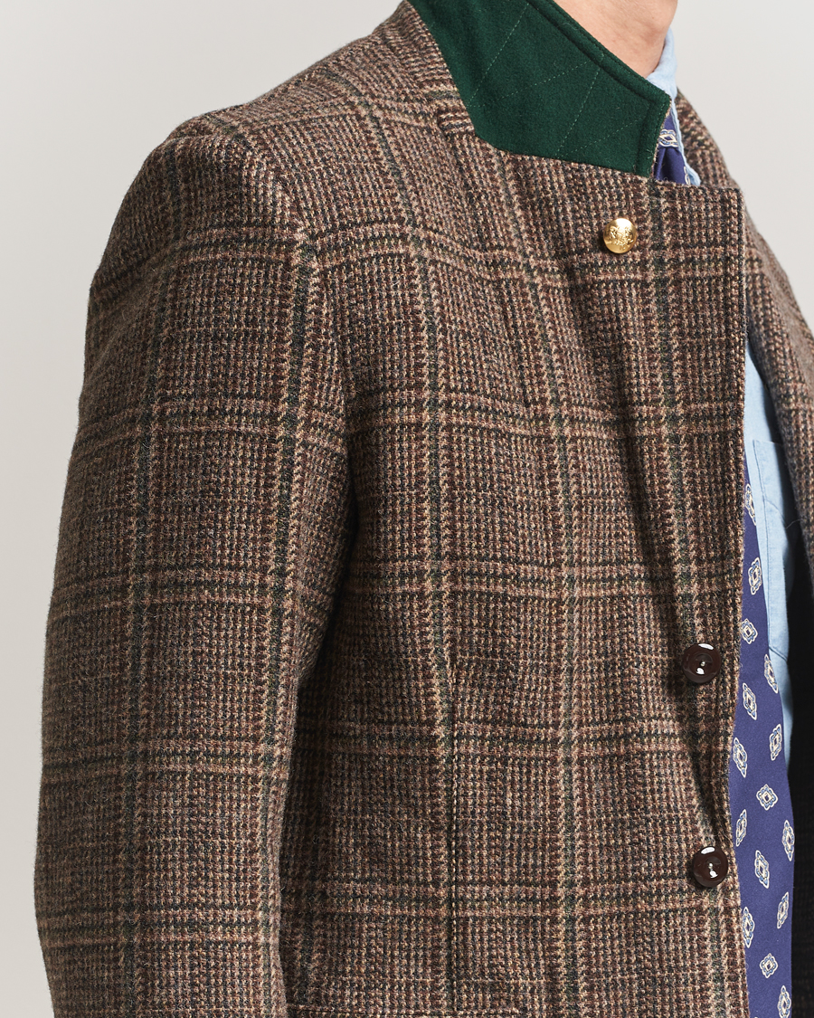 Mies | Pikkutakit | Drake's | MKVII Harris Tweed Blazer Brown
