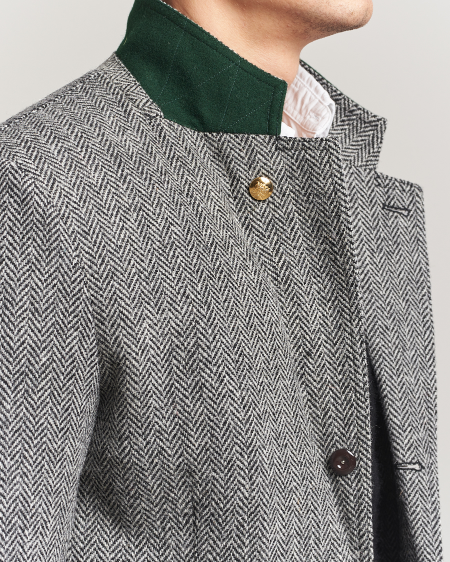 Mies | Pikkutakit | Drake's | MKVII Wool Herringbone Blazer Grey