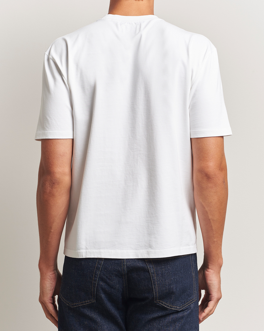 Mies | T-paidat | Drake's | Graphic Print T-Shirt White