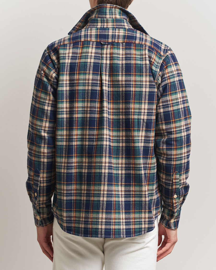 Mies | Kauluspaidat | Drake's | Check Relaxed Block Shirt Multi