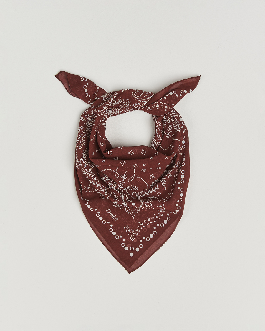 Mies | Drake's Paisley Bandana Red | Drake's | Paisley Bandana Red