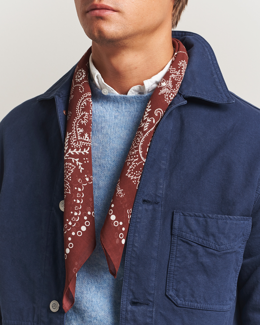 Mies | Drake's Paisley Bandana Red | Drake's | Paisley Bandana Red