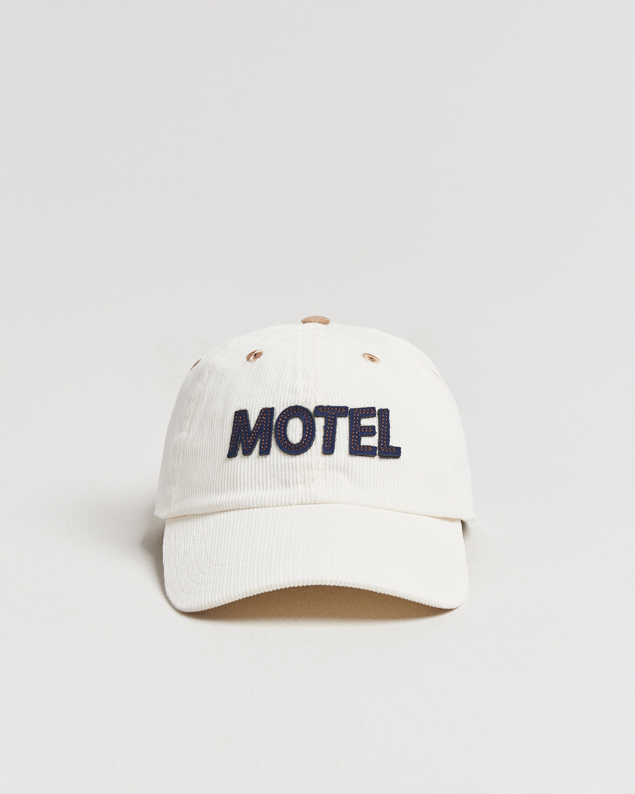 Mies | Päähineet | Drake's | Motel Felt Baseball Cap Ecru