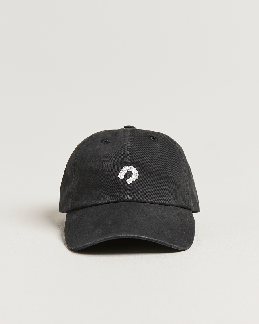 Mies | Päähineet | Drake's | Horseshoe Chainstitch Cap Black