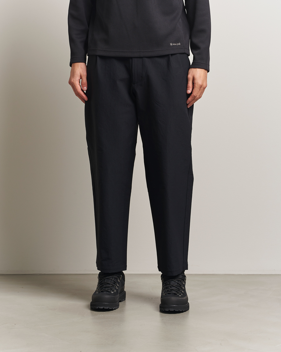 Mies | Housut | Goldwin | One Tuck Tapered Pants Black