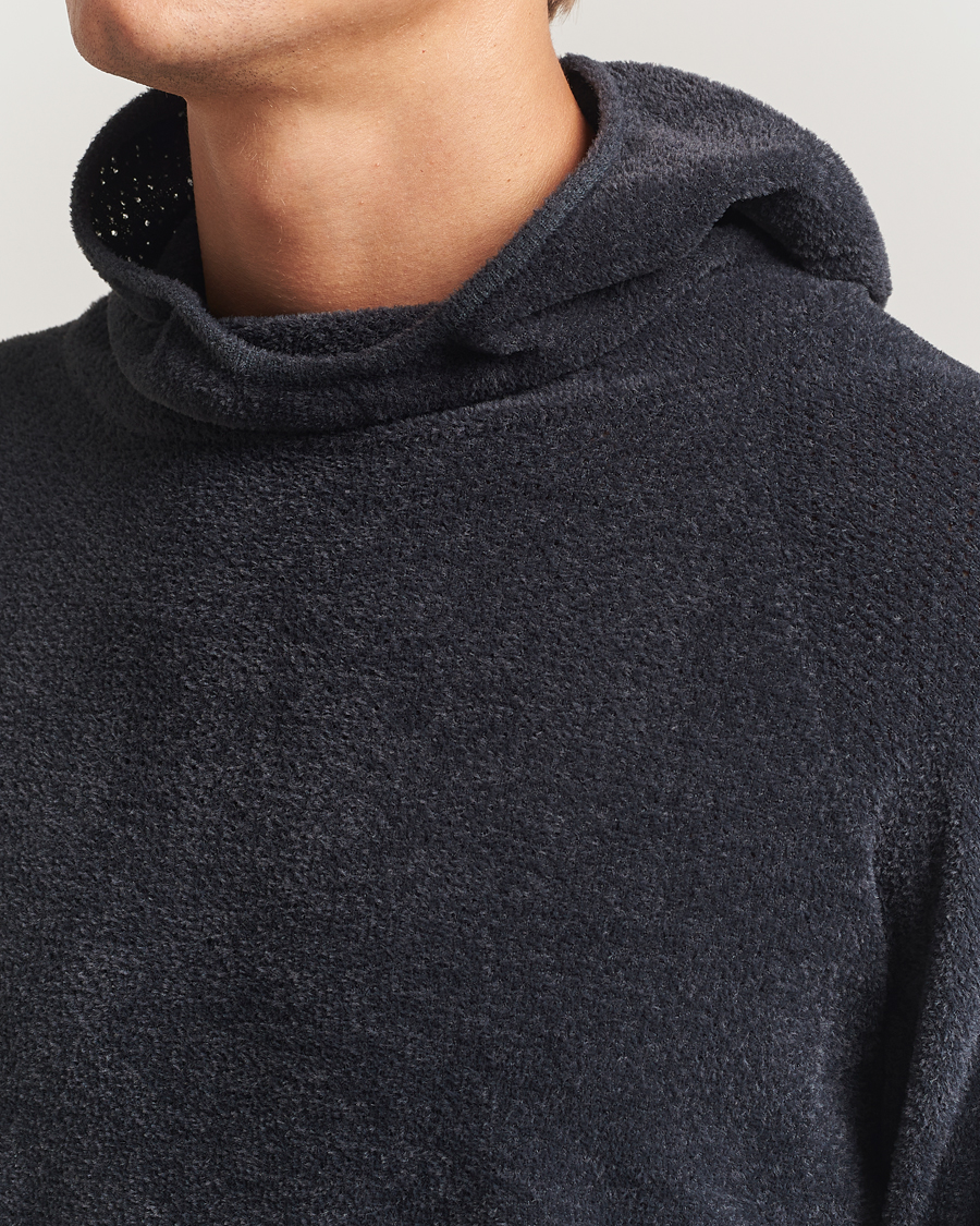 Mies | Puserot | Goldwin | Mesh Pile Hoodie Wolf Gray