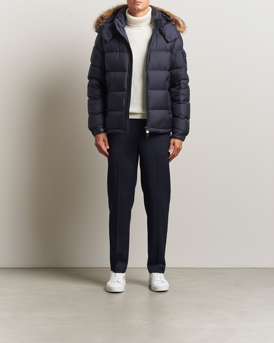 Mies | Takit | Moncler | Maya Faux Fur Jacket Navy