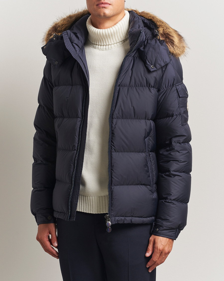 Mies | Takit | Moncler | Maya Faux Fur Jacket Navy