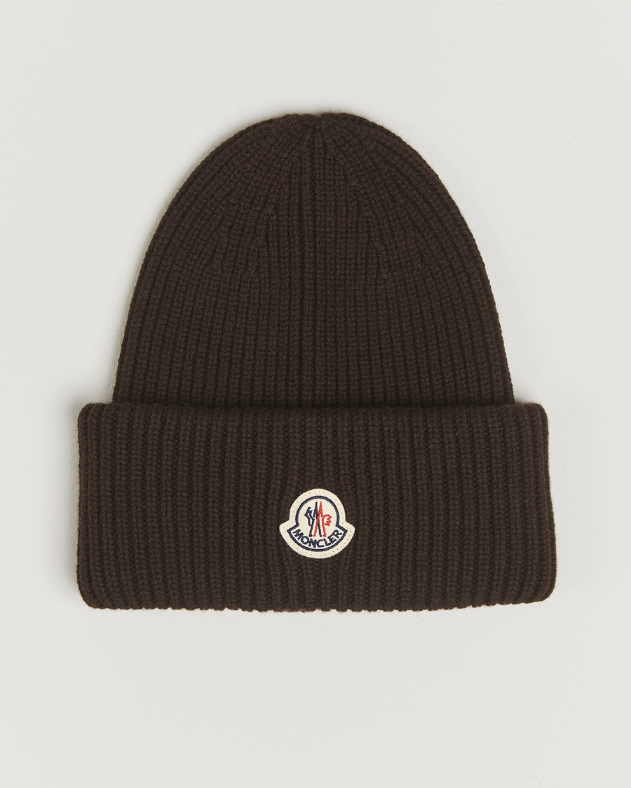 Mies | Moncler Cashmere Beanie Brown | Moncler | Cashmere Beanie Brown