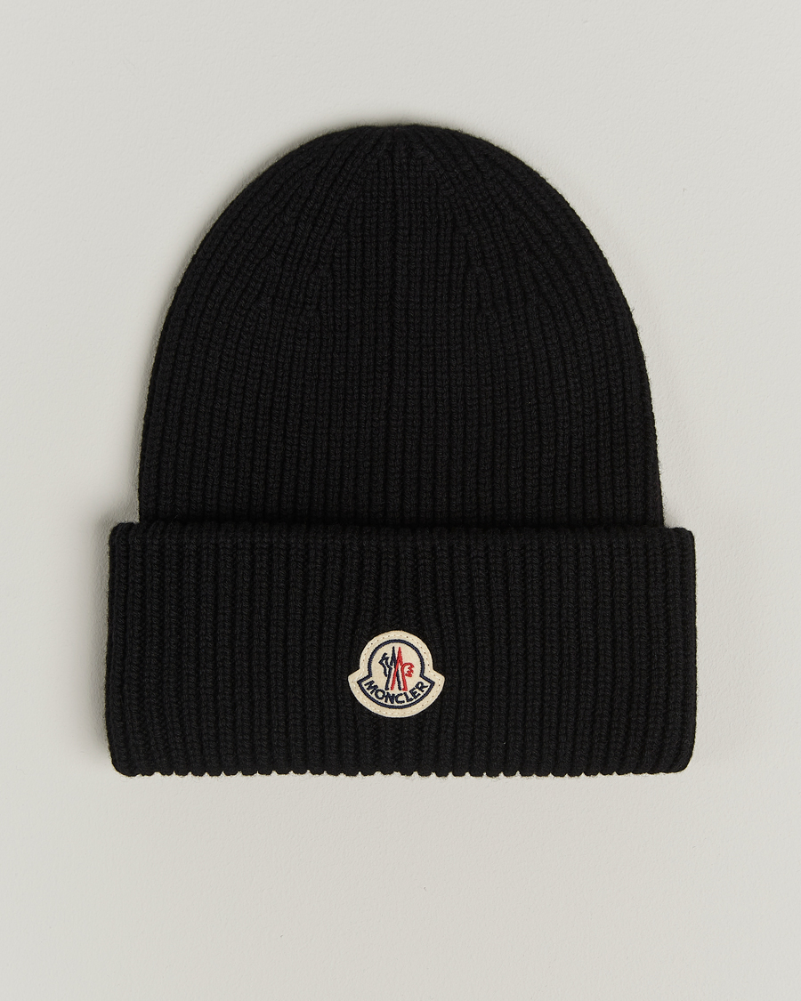 Mies | Moncler Cashmere Beanie Black | Moncler | Cashmere Beanie Black