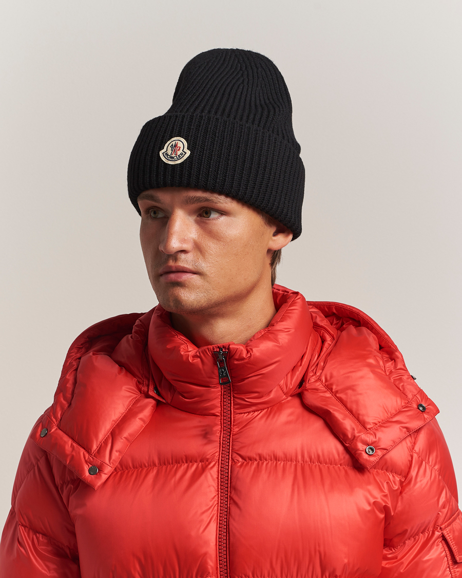 Mies | Moncler Cashmere Beanie Black | Moncler | Cashmere Beanie Black