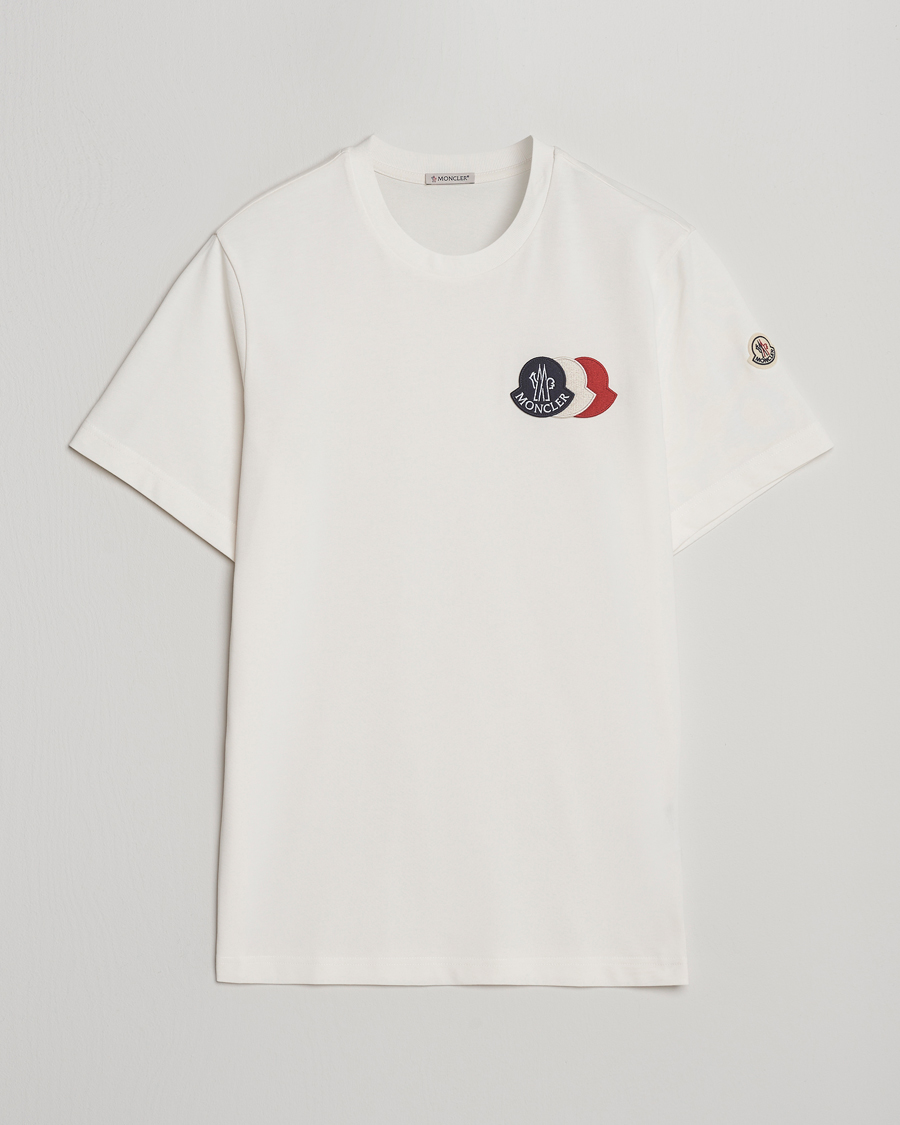 Mies | T-paidat | Moncler | Patch Logo T-Shirt White