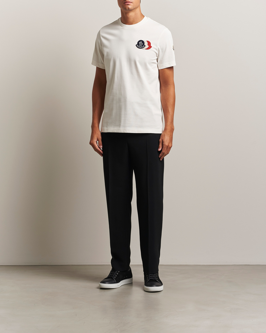 Mies | T-paidat | Moncler | Patch Logo T-Shirt White