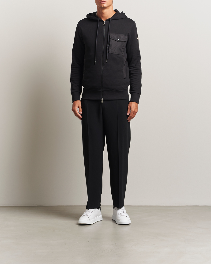 Mies | Puserot | Moncler | Full Zip Hoodie Black