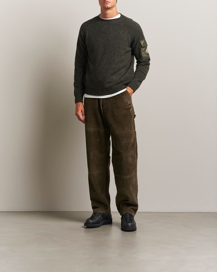 Mies | Puserot | Moncler | Wool Crew Neck Military
