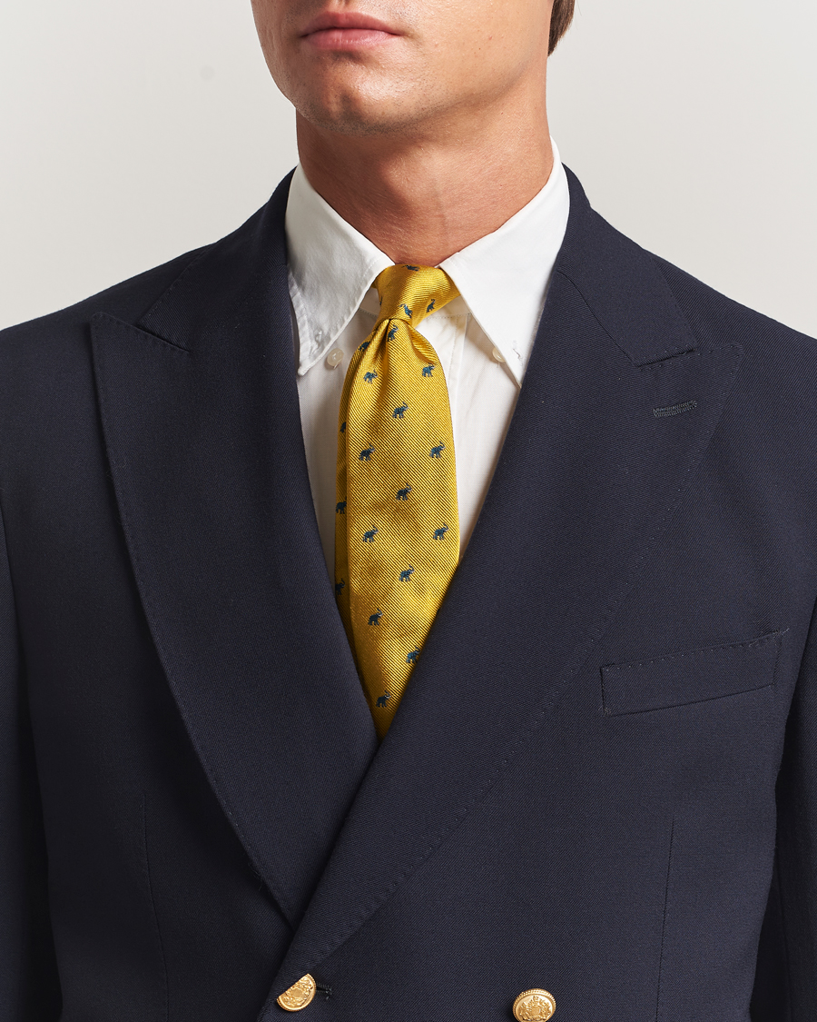 Mies | Morris Club Tie Yellow | Morris | Club Tie Yellow