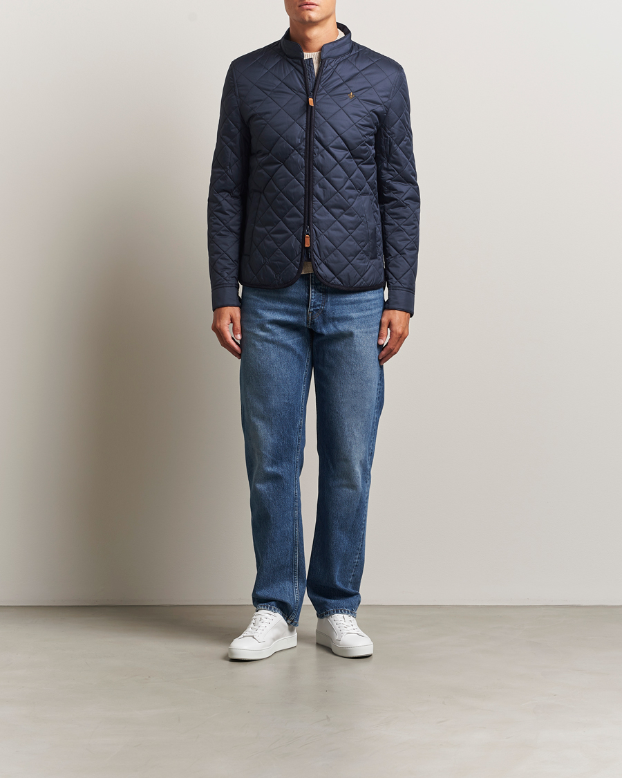 Mies | Ulkoliivit | Morris | Teddy Quilted Jacket Old Blue