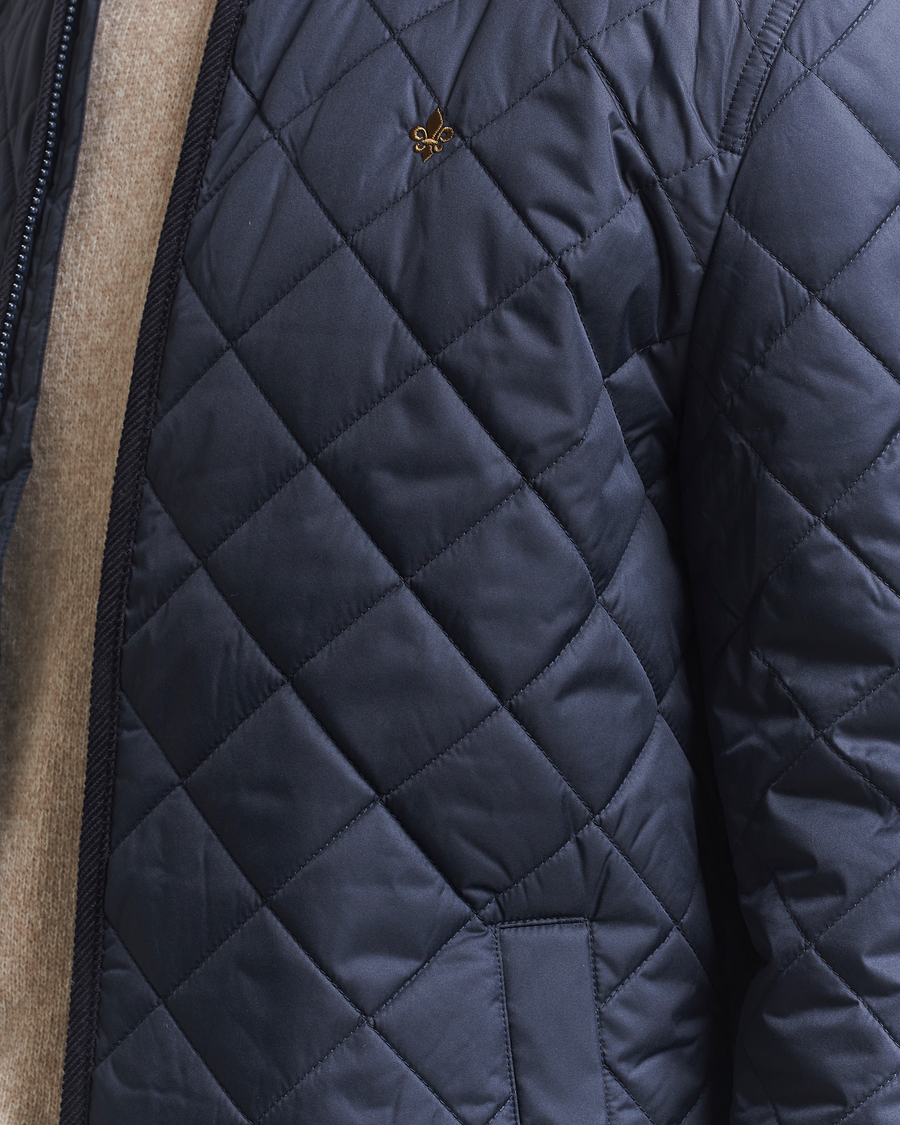 Mies | Takit | Morris | Teddy Quilted Jacket Old Blue