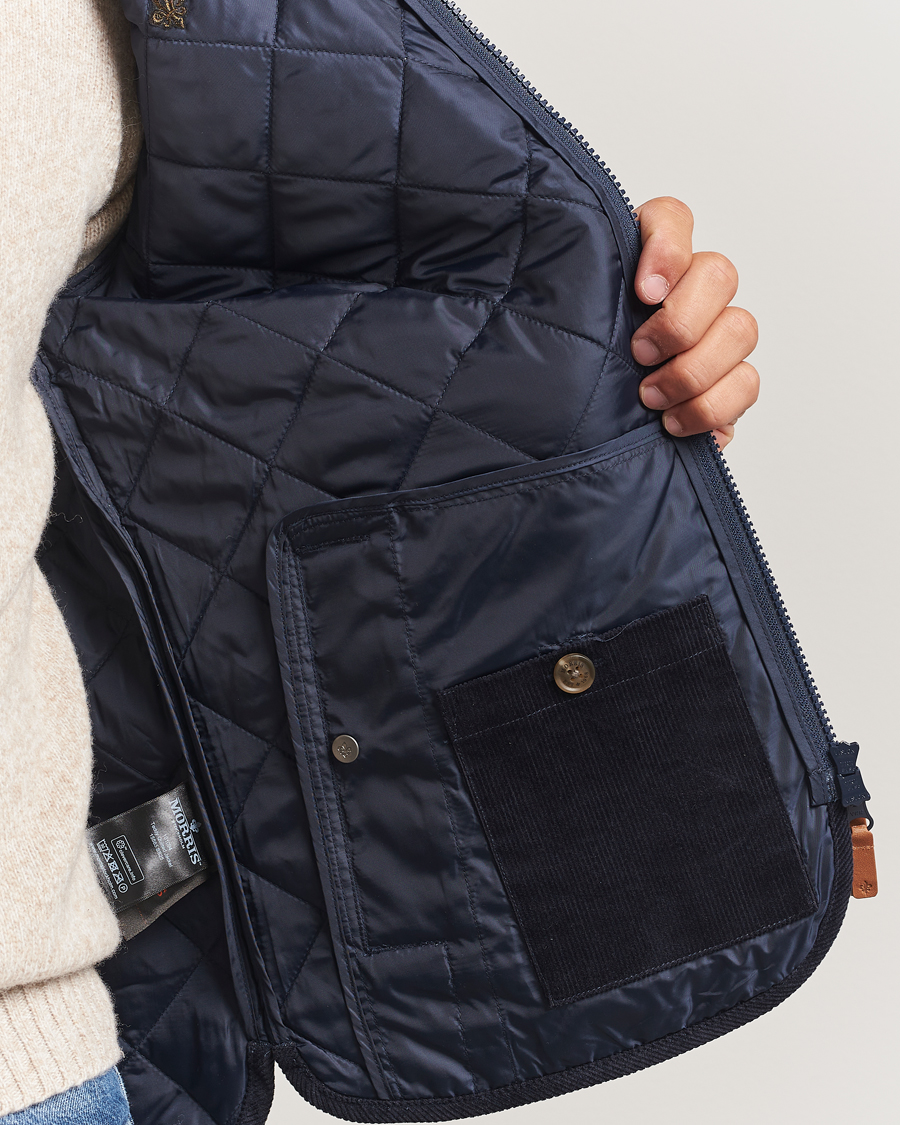 Mies | Takit | Morris | Teddy Quilted Jacket Old Blue