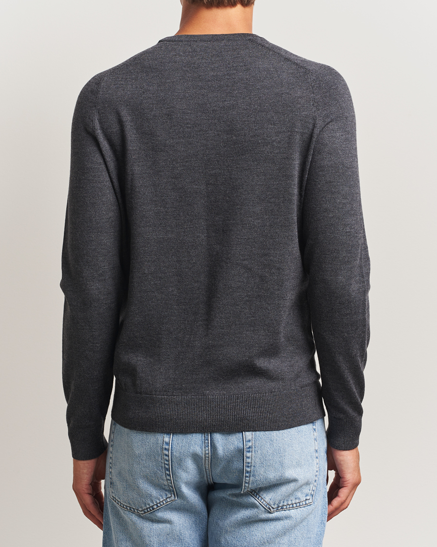 Mies | Puserot | Morris | Merino O-Neck Grey
