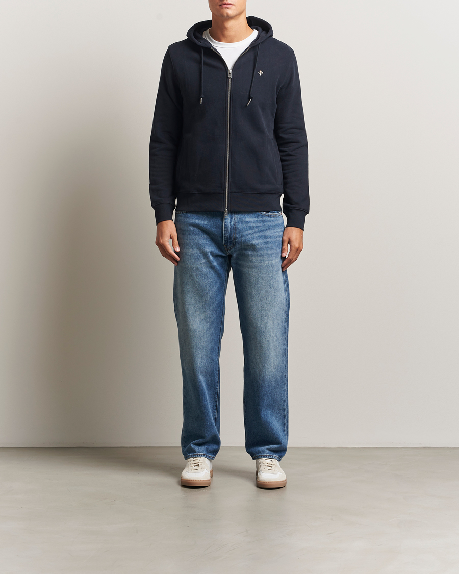 Mies | Puserot | Morris | Brandon Lily Full Zip Hoodie Old Blue