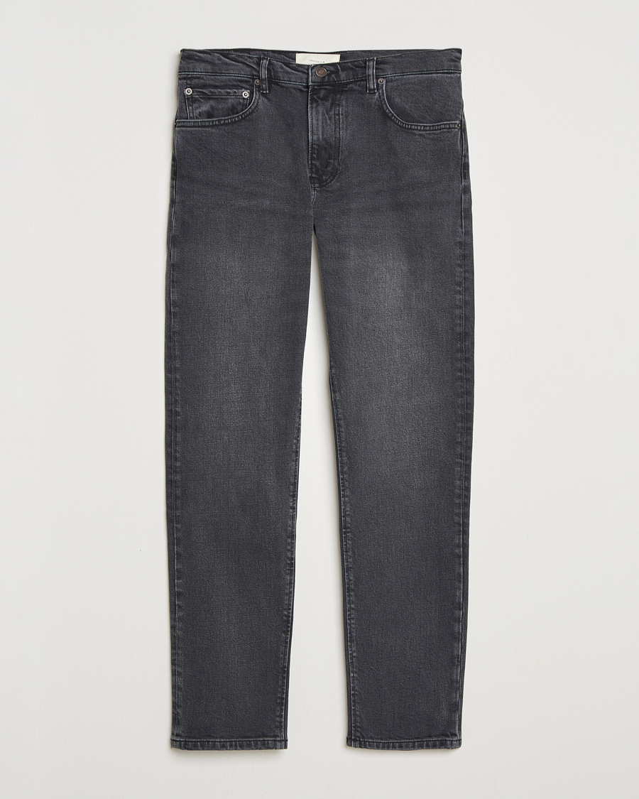 Mies | Housut | Jeanerica | TM005 Tapered Jeans Black Overdye