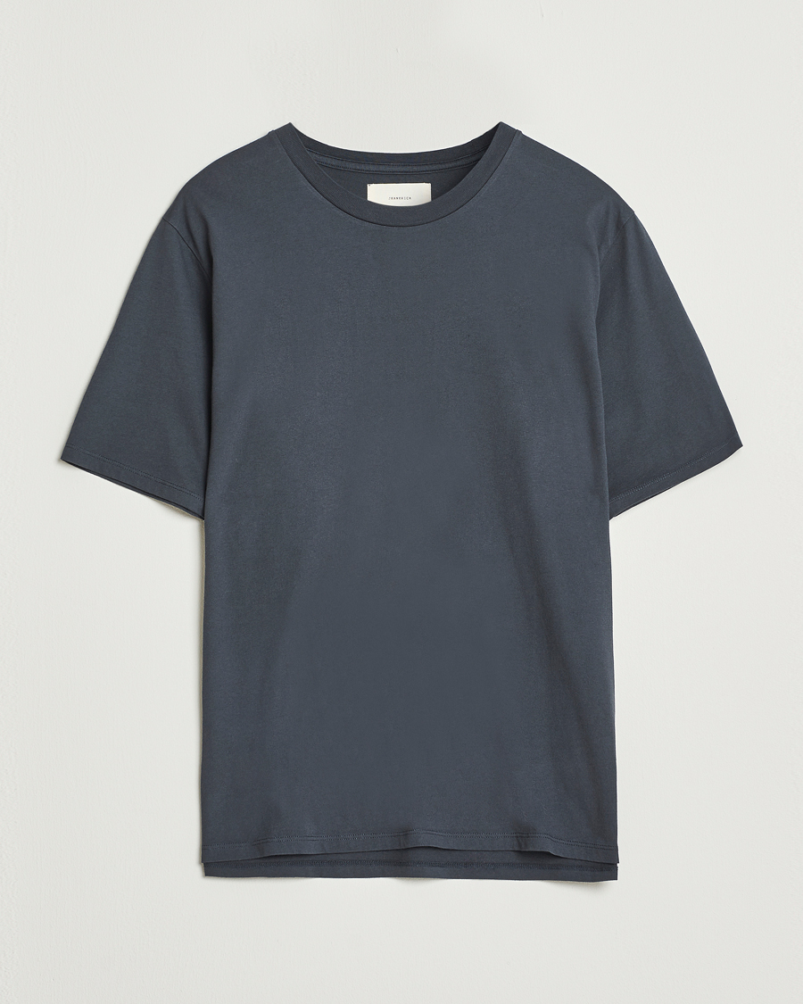 Mies | T-paidat | Jeanerica | Delon Crew Neck T-Shirt Blue Grey