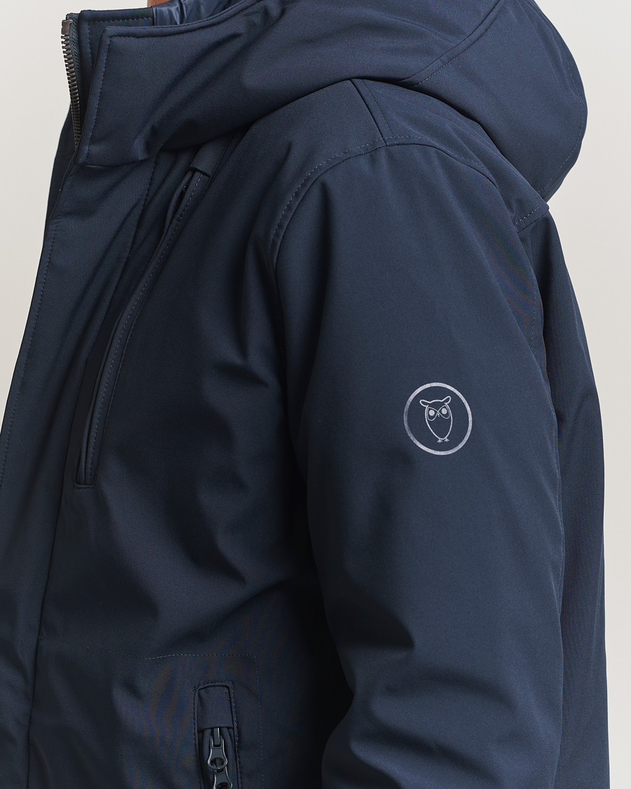 Mies | Takit | KnowledgeCotton Apparel | Climateshell Padded Jacket Navy