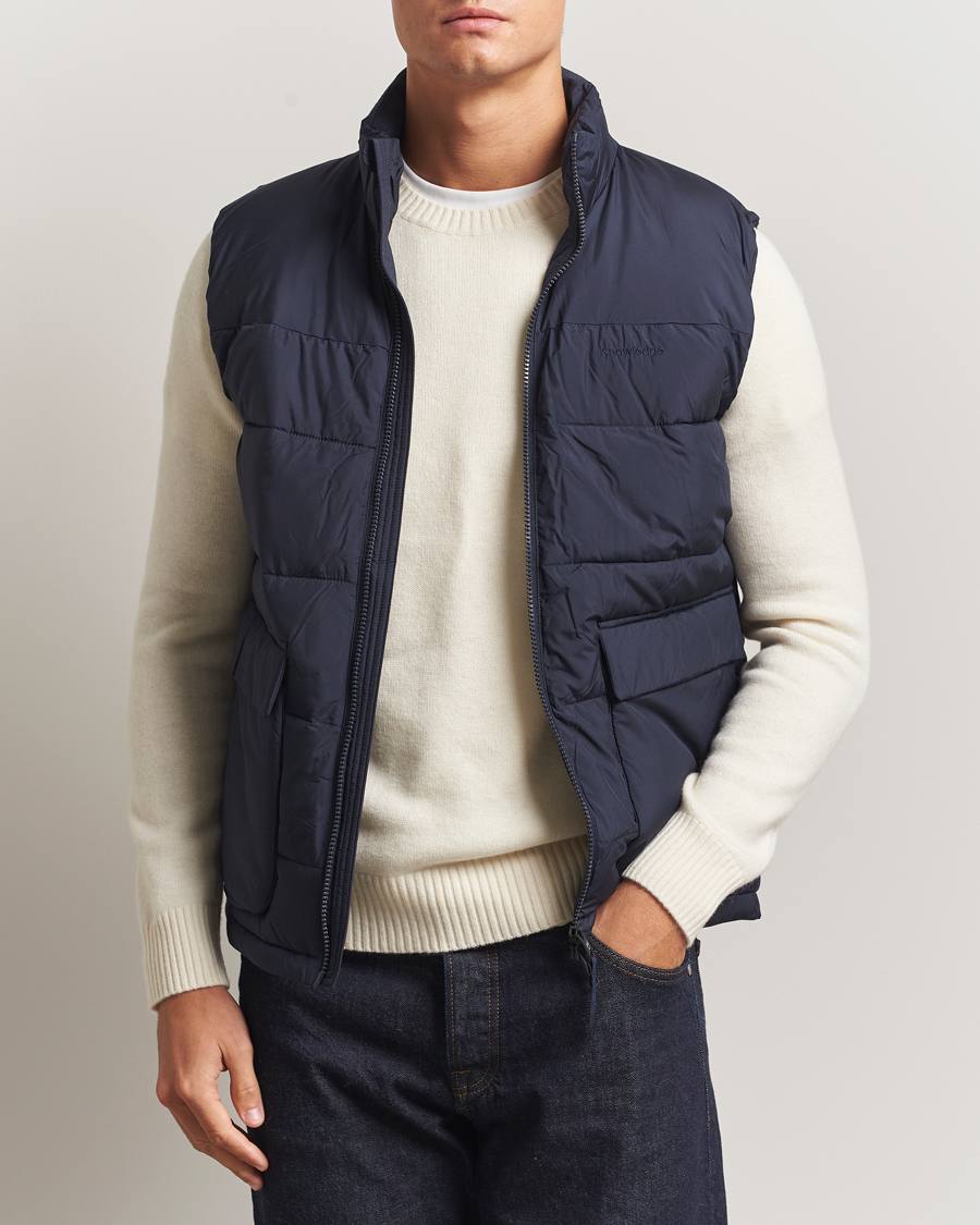 Mies | Ulkoliivit | KnowledgeCotton Apparel | Puffer Vest Night Sky
