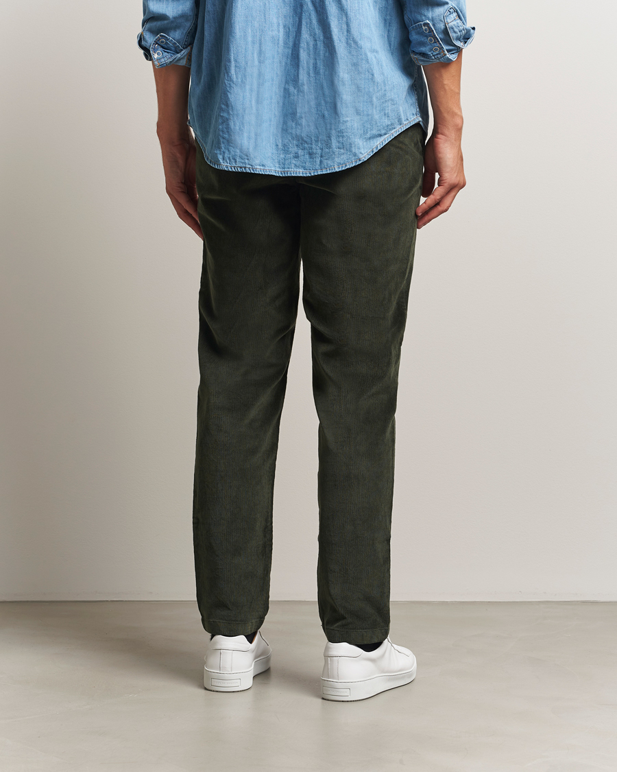 Mies | Housut | KnowledgeCotton Apparel | Chuck Regular Cord Trousers Olive