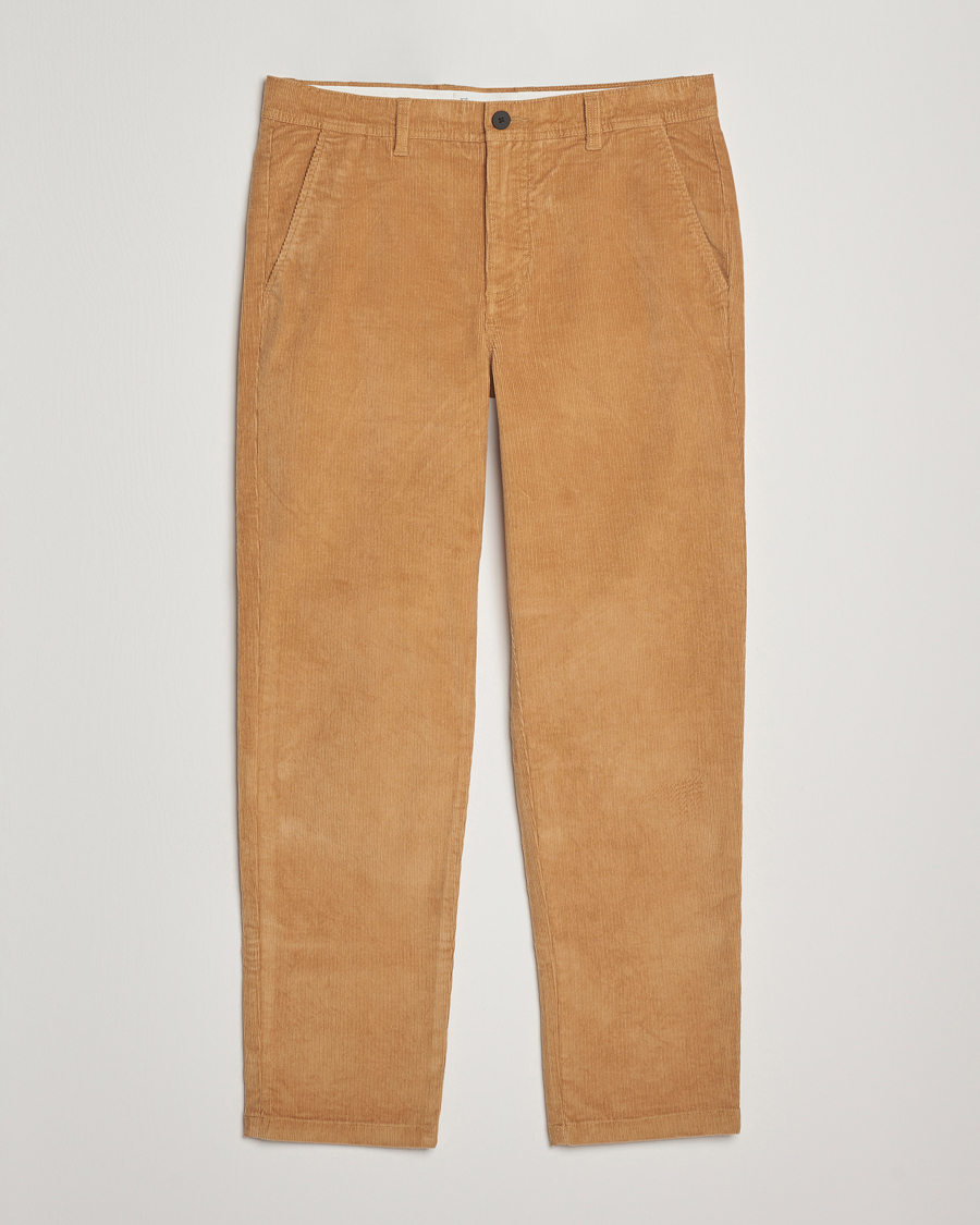 Mies | Housut | KnowledgeCotton Apparel | Chuck Regular Cord Trousers Cinamon