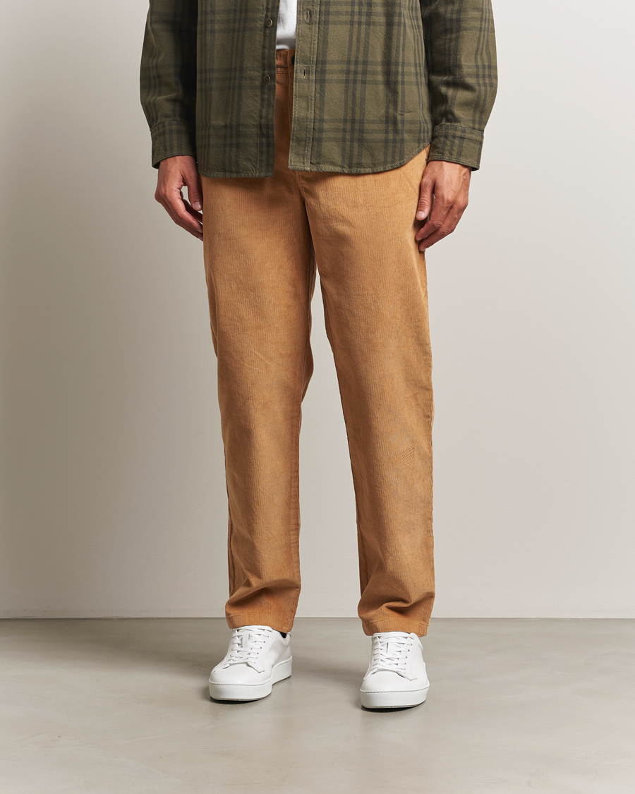 Mies | Housut | KnowledgeCotton Apparel | Chuck Regular Cord Trousers Cinamon