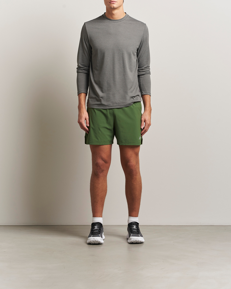 Mies | Shortsit | New Balance Running | Athletics 5 RC Shorts Dark Alpine Green