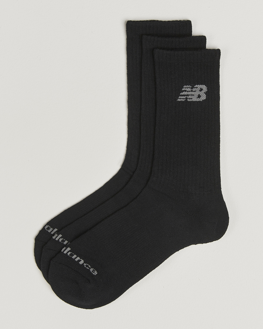 Mies | Alusvaatteet | New Balance Running | 3-Pack Performance Cotton Socks Black