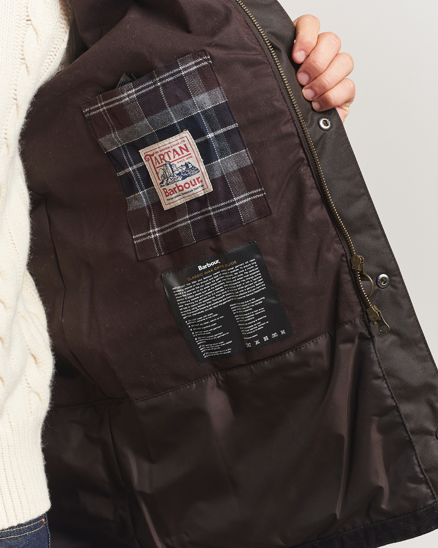 Mies | Takit | Barbour Lifestyle | Modern Border Wax Jacket Brown