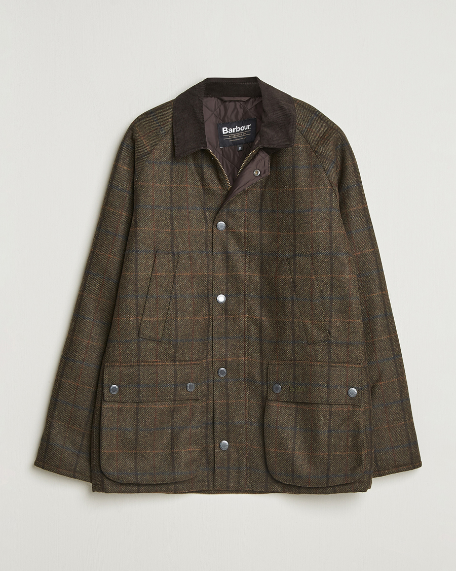 Mies | Takit | Barbour Lifestyle | Bedale Check Wool Jacket Olive