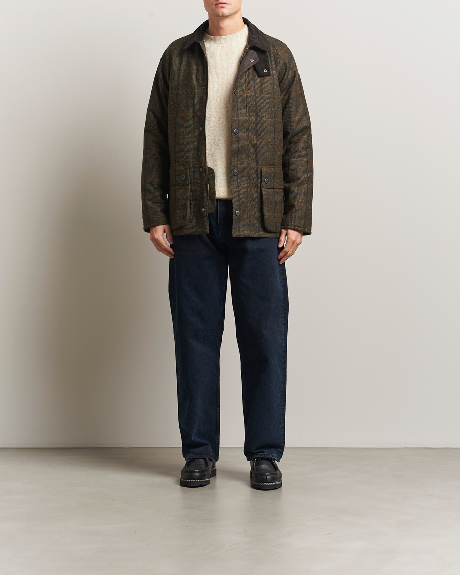 Mies | Takit | Barbour Lifestyle | Bedale Check Wool Jacket Olive