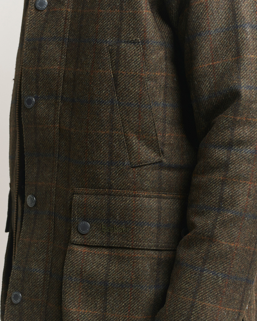 Mies | Takit | Barbour Lifestyle | Bedale Check Wool Jacket Olive