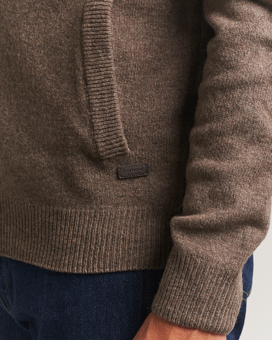 Mies | Puserot | Barbour Lifestyle | Essential Patch Zip Through Cardigan Dark Stone
