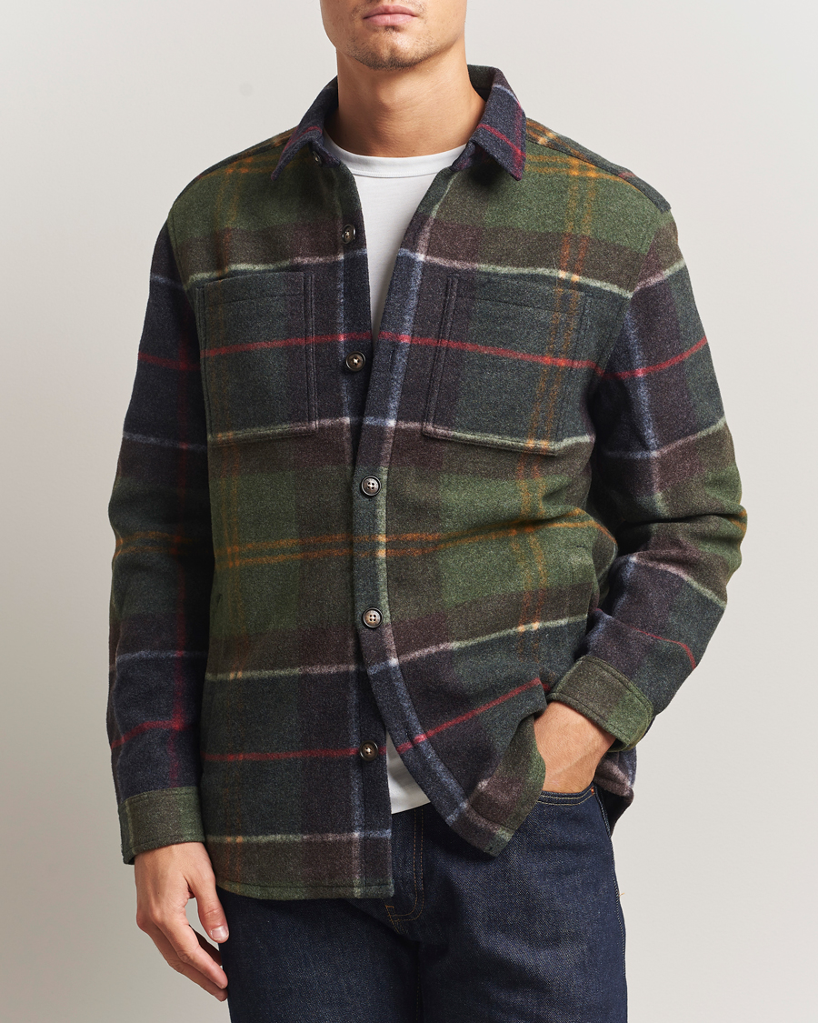 Mies | Kauluspaidat | Barbour Lifestyle | Chapter Tailored Fleece Overshirt Classic Tartan