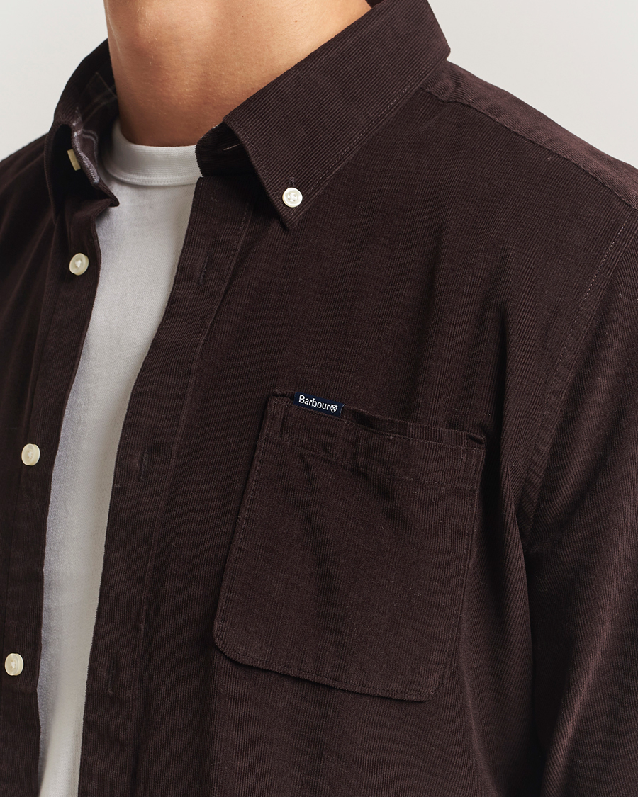 Mies | Kauluspaidat | Barbour Lifestyle | Ramsey Corduroy Shirt Dark Oak