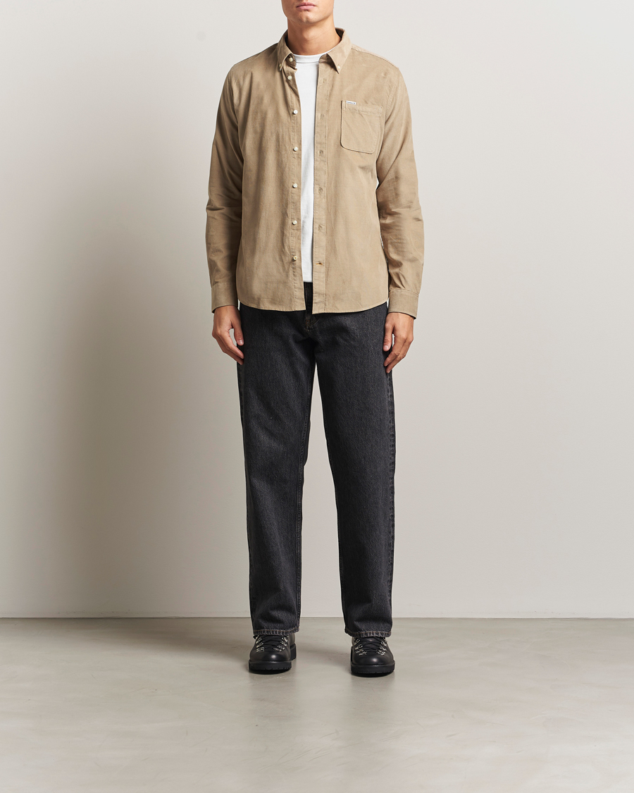 Mies | Kauluspaidat | Barbour Lifestyle | Ramsey Corduroy Shirt Washed Stone