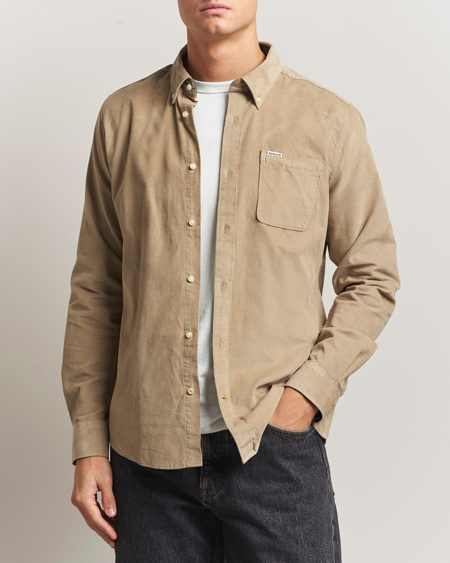 Mies | Kauluspaidat | Barbour Lifestyle | Ramsey Corduroy Shirt Washed Stone